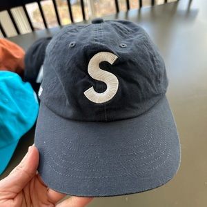 Supreme Goretex S Logo 6 Panel Hat Black